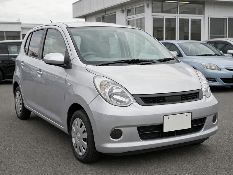 リブラ 1.2 X シルバー 前方から見た外観